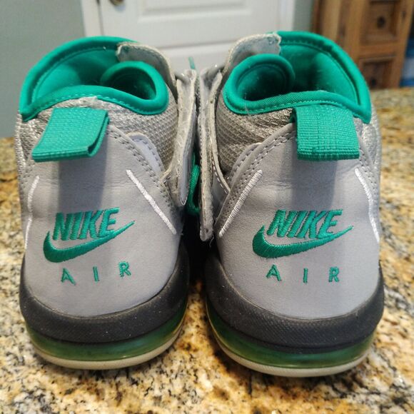 Size 10.5 Nike Air Max Ndestrukt Shake Evolve Gray Green 2012 Basketball Running - Picture 10 of 12